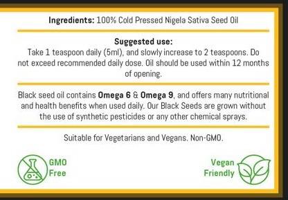 ASLI Turkish Black Seed Oil 250ml