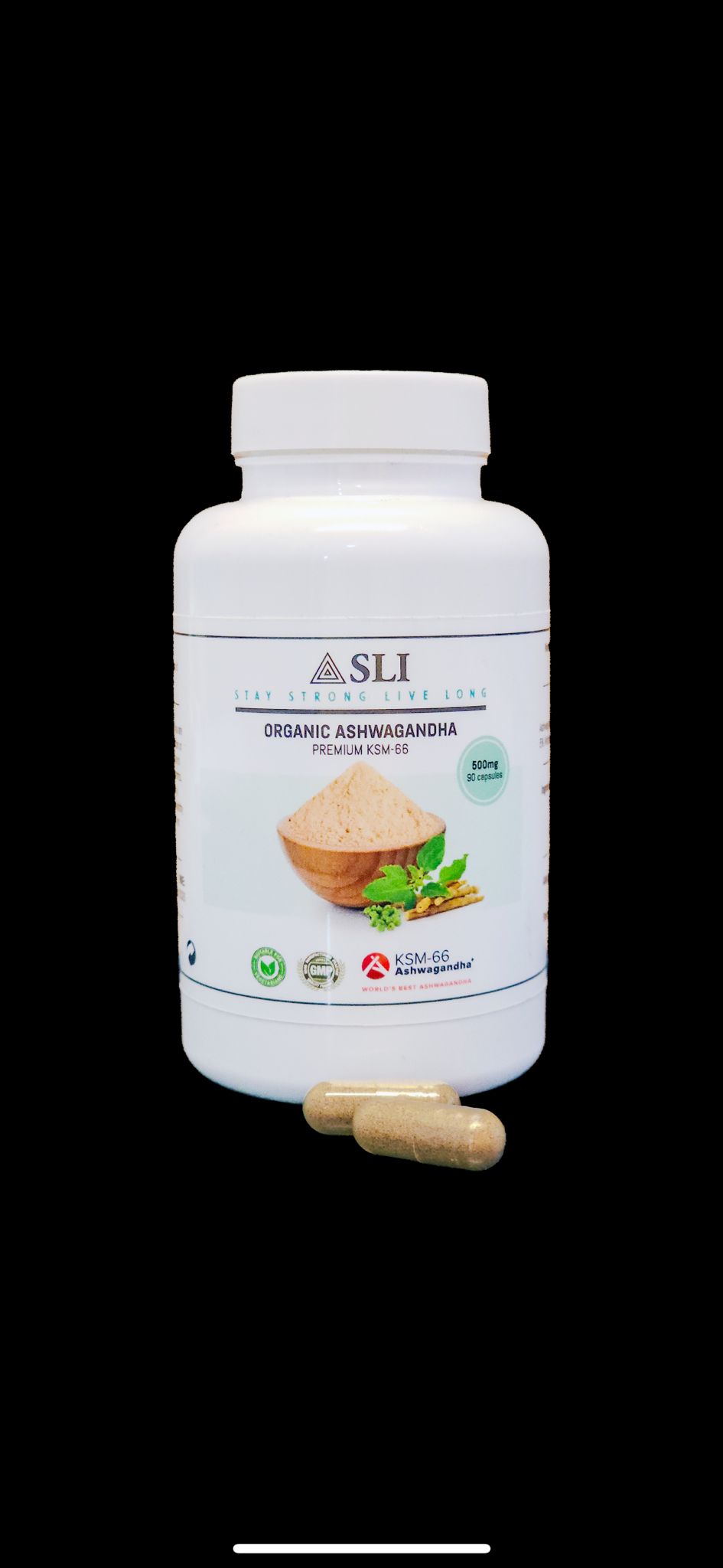 ASLI Ashwagandha KSM-66 (90 capsules)